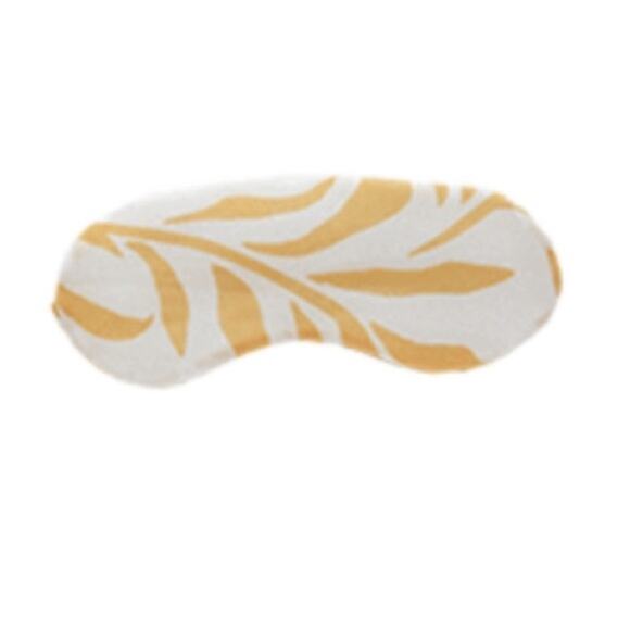 Maison Du Soir Magnolia Luxe Sleep Eye Mask New in package NIP Orange White - Picture 2 of 9